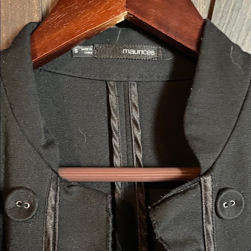 Maurices Black Ruffled Blazer - Picture 2 of 5